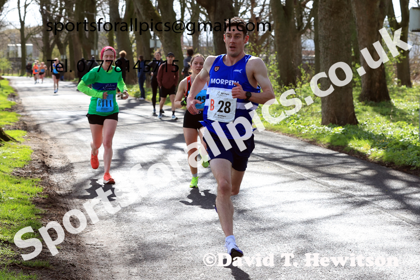 Senior Mens 12 Stage Road Relay, 2026 Northern Mens 12 and Womens 6 Stage Road Relays and Young Athletes 5k, Sheepmount Stadium, Carlisle. Photo: David T. Hewitson/Sports for All Pics